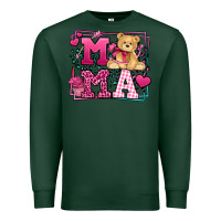 Sports Green Western Valentines Day Mama Mother's Day Premium Sweatshirt - LillyAllenDesigns