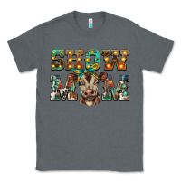 Charcoal Heather show mom brown calf Classic Tee - BarkalooDesign