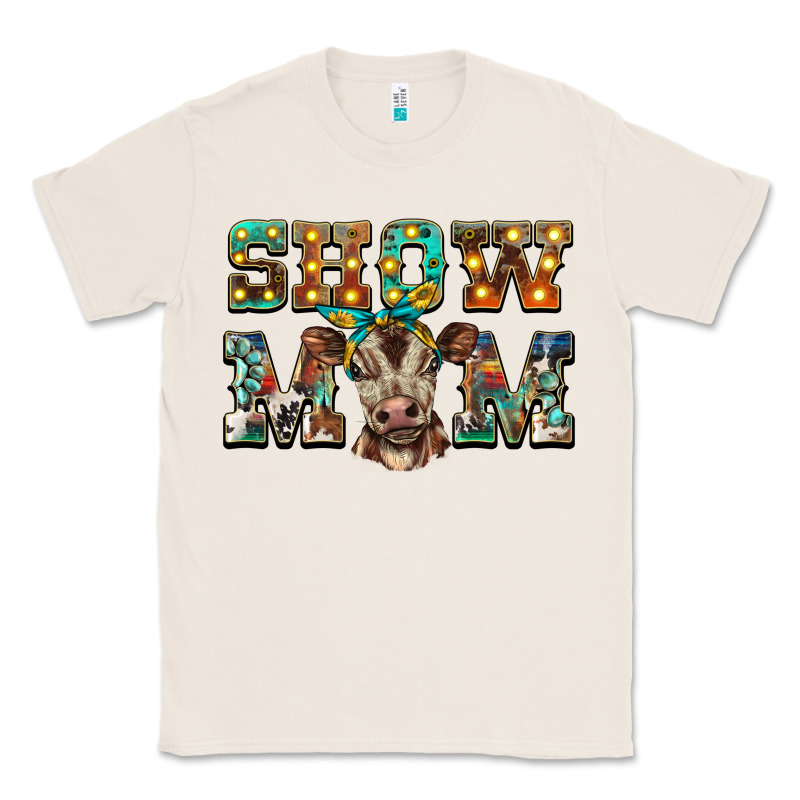 Show Mom Brown Calf Classic Tee by BarkalooDesign | Teevron