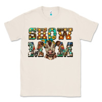 Natural show mom brown calf Classic Tee - BarkalooDesign