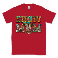 Red show mom brown calf Classic Tee - BarkalooDesign