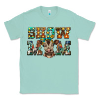 Seafoam show mom brown calf Classic Tee - BarkalooDesign
