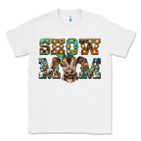 White show mom brown calf Classic Tee - BarkalooDesign