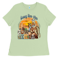 Matcha long live the cowgirls Ladies Tee - NancyCooperArtShop