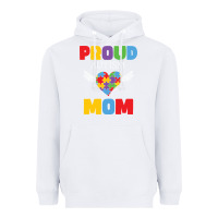 White lil autism mom Heavyweight Hoodie - CowhideDigitalArt