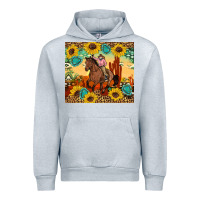 Heather Grey cowgirl Urban Hoodie - Artiststas