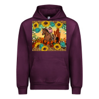 Mauve Wine cowgirl Urban Hoodie - Artiststas