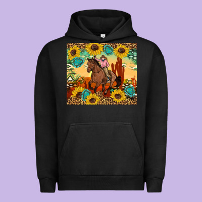 Cowgirl Urban Hoodie Designed By Artiststas