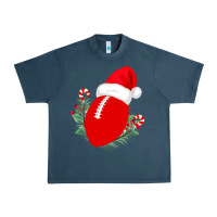Midnight Navy Christmas Football Urban Heavy Tee - Bettercallsaul