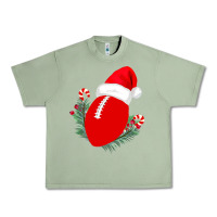 Oil Green Christmas Football Urban Heavy Tee - Bettercallsaul