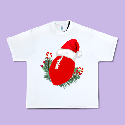 Christmas Football Urban Heavy Tee Designed By Bettercallsaul