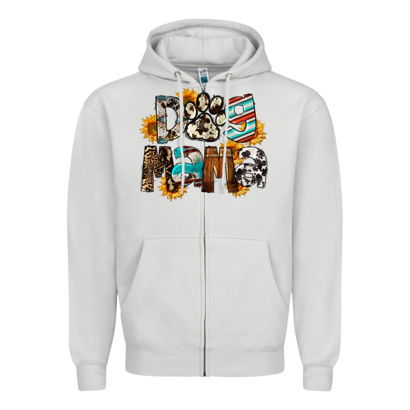 Dog Mama Mother's Day Zipper Hoodie by FaDigitalArtStudio | Teevron