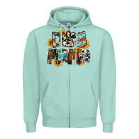 Seafoam Dog Mama Mother's Day Zipper Hoodie - FaDigitalArtStudio