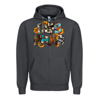 Smoke Dog Mama Mother's Day Zipper Hoodie - FaDigitalArtStudio