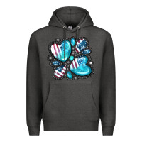 Charcoal Heather American gemstone Premium Hoodie - FaDigitalArtStudio