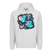 Dove Grey American gemstone Premium Hoodie - FaDigitalArtStudio