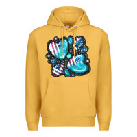 Mustard American gemstone Premium Hoodie - FaDigitalArtStudio