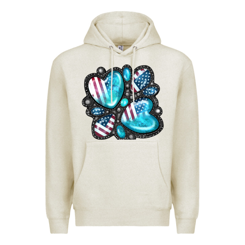 American Gemstone Premium Hoodie by FaDigitalArtStudio | Teevron