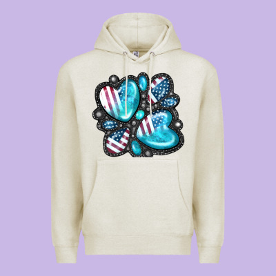 American Gemstone Premium Hoodie Designed By Fadigitalartstudio