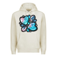 Oatmeal Heather American gemstone Premium Hoodie - FaDigitalArtStudio