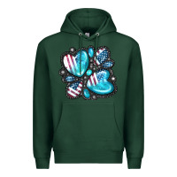 Sports Green American gemstone Premium Hoodie - FaDigitalArtStudio
