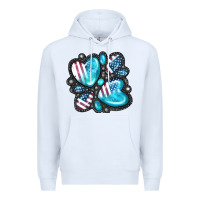 White American gemstone Premium Hoodie - FaDigitalArtStudio