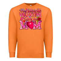 Carrot My Favorite Valentine Calls Me Premium Sweatshirt - CowhideDigitalArt