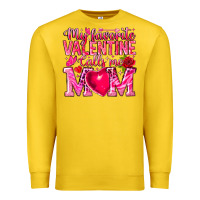 Lemon My Favorite Valentine Calls Me Premium Sweatshirt - CowhideDigitalArt