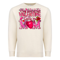 Sandshell My Favorite Valentine Calls Me Premium Sweatshirt - CowhideDigitalArt