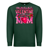 Sports Green My Favorite Valentine Calls Me Premium Sweatshirt - CowhideDigitalArt