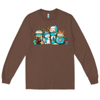 Chestnut winter snowman coffee cups Long Sleeve Tee - Jasminsmagicworld