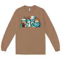 Toasted Coconut winter snowman coffee cups Long Sleeve Tee - Jasminsmagicworld