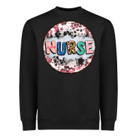 Black nurse coaster Heavyweight Sweatshirt - CowGirlArtShop