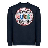 Navy nurse coaster Heavyweight Sweatshirt - CowGirlArtShop