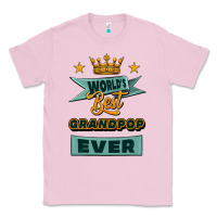 Bubblegum Pink world's best grandpop ever Classic Tee - Jasminsmagicworld