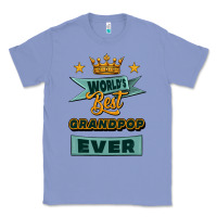 Colony Blue world's best grandpop ever Classic Tee - Jasminsmagicworld