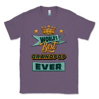 Lavender world's best grandpop ever Classic Tee - Jasminsmagicworld