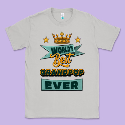 World's Best Grandpop Ever Classic Tee Designed By Jasminsmagicworld