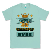 Seafoam world's best grandpop ever Classic Tee - Jasminsmagicworld