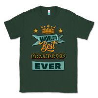 Sports Green world's best grandpop ever Classic Tee - Jasminsmagicworld
