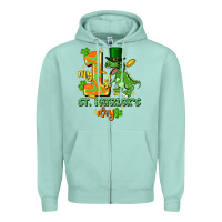 My First St. Patricks Day Zipper Hoodie | Teevron