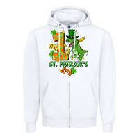 White my first st. patricks day Zipper Hoodie - FaDigitalArtStudio
