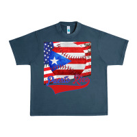 Midnight Navy Puerto Rico Baseball Urban Heavy Tee - Bettercallsaul