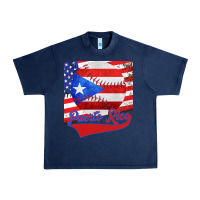 Navy Puerto Rico Baseball Urban Heavy Tee - Bettercallsaul