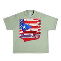 Oil Green Puerto Rico Baseball Urban Heavy Tee - Bettercallsaul
