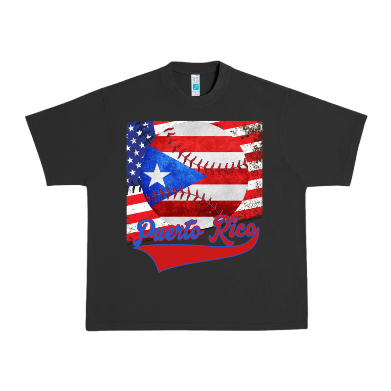 Puerto Rico Baseball Urban Heavy Tee by Bettercallsaul | Teevron