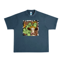 Midnight Navy cactus hereford coaster Urban Heavy Tee - JahusDesignShop