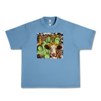 Pebble Blue cactus hereford coaster Urban Heavy Tee - JahusDesignShop