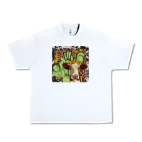 White cactus hereford coaster Urban Heavy Tee - JahusDesignShop
