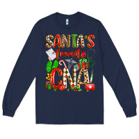 Navy santa's favorite cna Long Sleeve Tee - texasbilliewilder